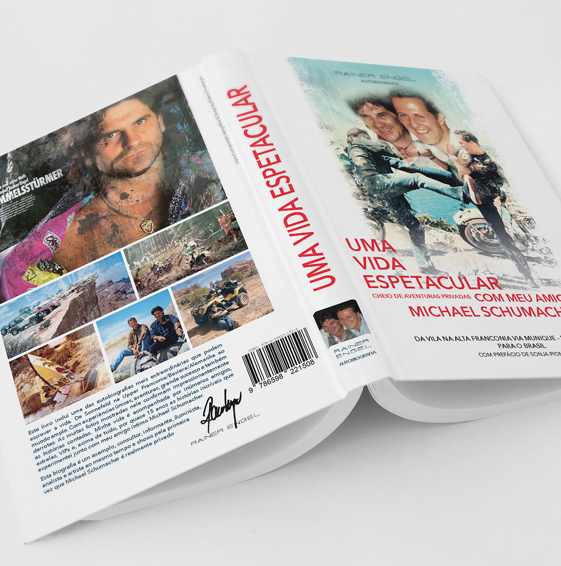 front-back-cover a spectaculer life- portuguese